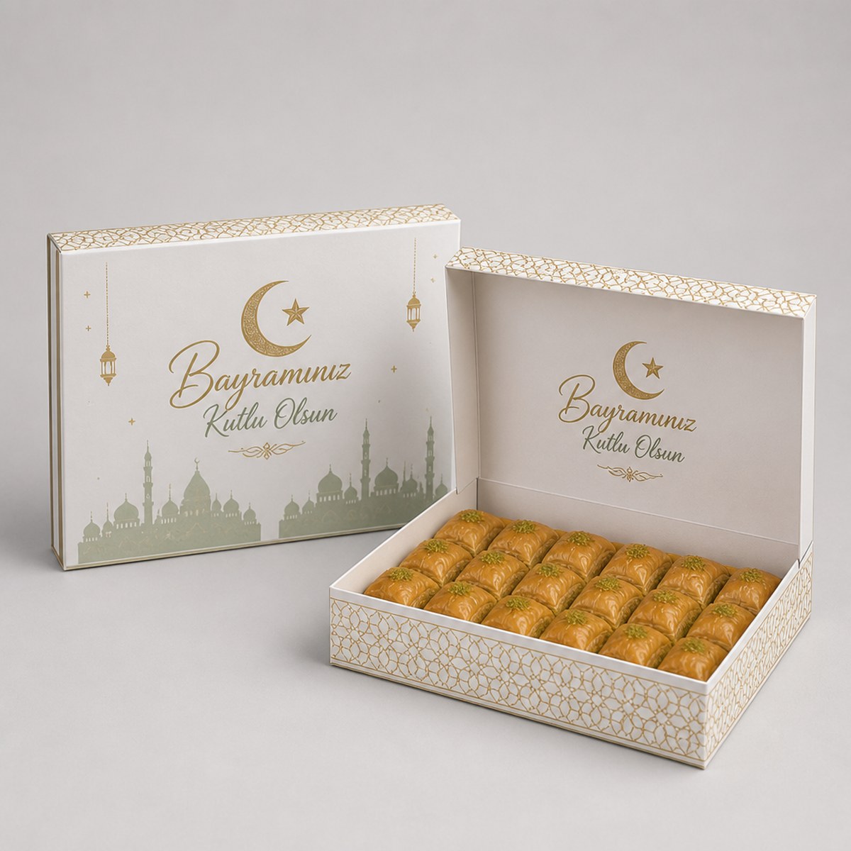 Bayram Baklava Kutusu (Hazır Baskılı)